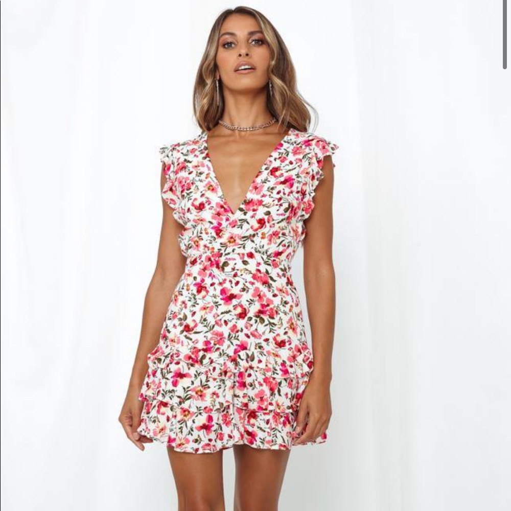 FAR FROM FINISHED DRESS FUCHSIA - NWT